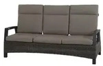 Siena Garden Bank Corido, 103 x 206 x 87 cm, Dunkelgrau