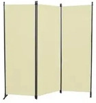 Angerer Paravent, 3-teilig, Swingtex, ca. B165/T165 cm, Beige