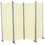 Angerer Paravent Swingtex, 4-teilig, Beige
