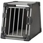 Trixie Transportbox f&uuml;r Hunde, Aluminium, grafit, Grau
