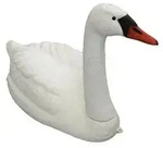 Ubbink Kunststoff-Schwan, ca. B85/H54,5/T36 cm, Wei&szlig;