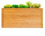 Westmann Holz-Hochbeet L&auml;rche, Natur