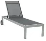 Acamp Sonnenliege Rimini, ca. B60/H35/T198 cm, Dunkelgrau