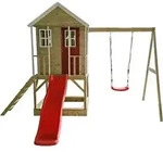 Wendi Toys Spielhaus Alpaka, Braun, Rot
