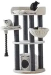 Nobby Kratzbaum Arda, ca. B78/H122/T50 cm, Creme, Grau