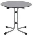 Siena Garden runder Klapptisch Sola, Silber