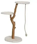 Dehner Premium Lovely Natur-Kratzbaum Erklimmen & Erholen, ca. B40/H99-109/T50 cm,
