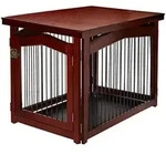 dobar&reg; petlife Design-Hundek&auml;fig, braun, ca. B59/H82,5/T57 cm, Braun, Schwarz