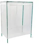 Pergart Hochbeetabdeckung, Transparent, Dunkelgr&uuml;n