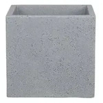 Scheurich Kunststoff-Topf C-Cube, quadratisch, Grau