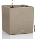 LECHUZA&reg; Kunststoff-Topf Canto Stone, quadratisch, Beige