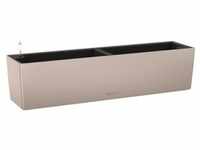 LECHUZA® Kunststoff-Kasten Balconera Color, rechteckig, Hellbraun
