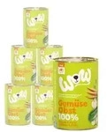 WOW&reg; Nassfutter f&uuml;r Hunde Pur, 100 % Gem&uuml;se & Obst, 6 x 400 g