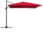 Schneider Ampelschirm Rhodos Junior, quadratisch, ca. B270/T270 cm, Rot