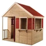Wendi Toys Spielhaus Krokodil, ca. B120/H168/T155 cm, Natur, Rot