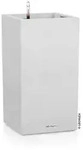 LECHUZA&reg; Kunststoff-Topf Canto Stone, quadratisch, Wei&szlig;