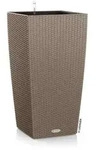 LECHUZA&reg; Kunststoff-Topf Cubico Cottage, konisch, Hellbraun