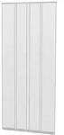 Hecht Lamellenvorhang, ca. B100/H220 cm, Wei&szlig;