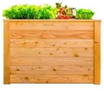 Westmann Holz-Hochbeet L&auml;rche, Natur