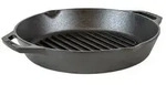 Lodge Gusseisen-Grillpfanne, Schwarz