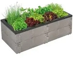 Juwel Pflanzkasten Timber, ca. B130/H41/T60 cm, Grau