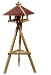 Dehner Natura Premium Futterhaus Brixen, inkl. St&auml;nder Ellmau, ca. B68/H144/T62 cm