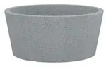 Scheurich Kunststoff-Topf C-Cone Bowl, rund, ca. &Oslash;38,9/H17,5 cm, Grau