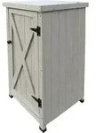 Habau Gartenschrank, ca. B45/H91/T45 cm, Grau