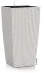 LECHUZA&reg; Kunststoff-Topf Cubico Cottage, konisch, Hellgrau