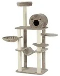 Trixie Kratzbaum Fabiola, grau, ca. B70/H165/T50 cm