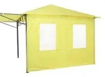 tepro Seitenteilset f&uuml;r Gartenpavillon Lehua und Waya, Gelb