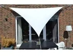 Floracord Sonnensegel, dreieckig, ca. B360/T360 cm, Wei&szlig;