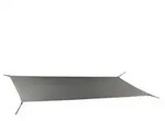 Peddy Shield Sonnensegel, wasserabweisend, rechteckig, ca. B270/T140 cm, Hellgrau