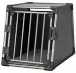 Trixie Transportbox f&uuml;r Hunde, Aluminium, grafit, Grau