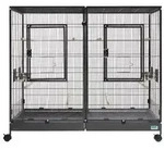 SAVIC Nager- und Vogelheim Tasmania 120, ca. B120/H107/T65 cm, Schwarz