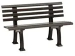 Blome Bank Ibiza, 2-Sitzer, Braun
