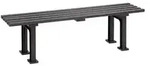 Blome Bank Mono I, 3-Sitzer, Braun