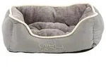 Dehner Lieblinge Kuschelbett Sammy, rechteckig, grau