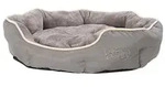 Dehner Lieblinge Kuschelbett Sammy, oval, grau