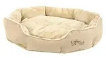 Dehner Lieblinge Kuschelbett Sammy, oval, beige