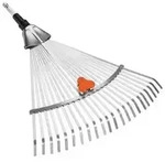 GARDENA combisystem Verstellbesen, 30-50 cm, Orange, Silber