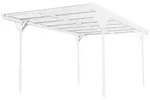 Westmann Aluminium-Carport Helsinki, ca. B305/H232/T503 cm, Wei&szlig;