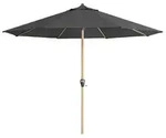 Doppler Sonnenschirm Aluwood Ultra, rund, ca. &Oslash;350 cm, Dunkelgrau
