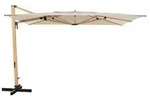 Doppler Pendelschirm Aluwood XL, rechteckig, ca. B400/T300 cm, Natur