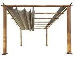 Paragon Pavillon Gazebo Florida 11x11, Braun