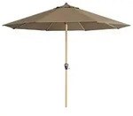 Doppler Sonnenschirm Aluwood Ultra, rund, ca. &Oslash;350 cm, Taupe