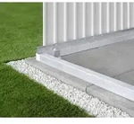 Biohort Alu-Bodenrahmen HighLine&reg;, AvantGarde&reg; und Panorama&reg;, Silber