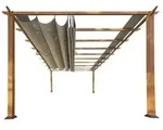 Paragon Outdoor Pavillon Florenz, ca. B505/H236/T350 cm, Dunkelbraun