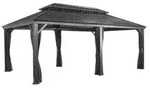 Sojag Pavillon Messina, Dunkelgrau