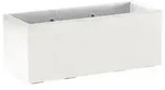 Dehner Kunststoff-Kasten Kebe, rechteckig, ca. B100/H40/T40 cm, Wei&szlig;
